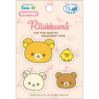 パイオニア パイオニア【Rilakkuma】リラックマ 4個付きワッペン シールアイロン両用タイプ RK550-RK57 1セット(3枚入)（直送品）