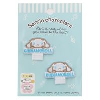 パイオニア サンリオ 名札付けアップリケ 2個付 シナモロール SCW500-SCW35 1セット(3枚入)（直送品）