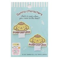 パイオニア サンリオ 名札付けアップリケ 2個付 ポムポムプリン SCW500-SCW36 1セット(3枚入)（直送品）