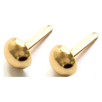 日本紐釦貿易 足折式底鋲 頭径10mm×足の長さ13mm ゴールド 4個入 SGM-BS10-G 1セット(4個入×5袋/合計（直送品）