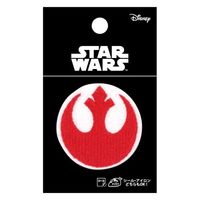 スター ウォーズ 反乱軍 ワッペン 直径40mm シール ・ アイロン 両用 接着(枚) STA450-STA12 1セット(3枚入)（直送品）