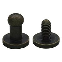 日本紐釦貿易 ネジ式ギボシφ4.2mm AG アンティークゴールド 5個入 LG2 1セット(5個入×3袋/合計（直送品）