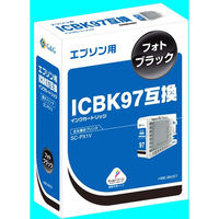 G＆G エプソン（EPSON）用 互換インク HBE-BK97 フォトブラック