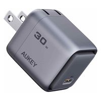 AUKEY USB[d 30W PDΉ ܂肽ݎ [USB-C 1|[g]O[ PA-C1-GY 1