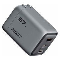 AUKEY USB[d 67W PDΉ ܂肽ݎ [USB-A×1/C×2]O[ PA-C3-GY 1