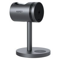 AUKEY CX[d 3-in-1 MagSafeΉ Qi2 p@\ O[ LC-MC311A-GY 1