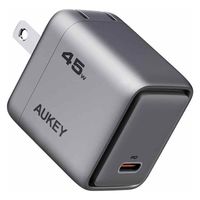 AUKEY USB[d 45W PDΉ ܂肽ݎ [USB-C 1|[g]O[ PA-C2-GY 1