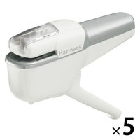 コクヨ ハリナックス ハンディ ペールホワイト 10枚とじ 針なしステープラー 針なしホッチキス SLN-MSH110PW 5個