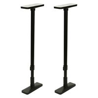 【転倒防止】平安伸銅工業 家具転倒防止ポール 65 マットブラック UEQ-65K 1組