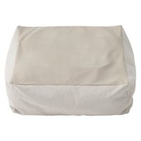 無印良品 丸洗いできる ペット用クッション ベージュ ヒッコリー 良品計画