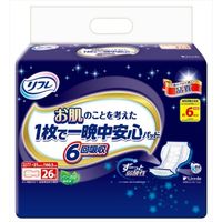 リブドゥコーポレーション リフレ お肌のことを考えた1枚で一晩中安心パッド 6回吸収 4904585044014 1個(26枚)
