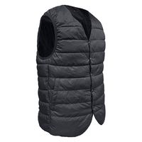 ヤマショウ 洗えるインナーベスト ブラック Mサイズ YBC-002BKM 1枚（直送品）