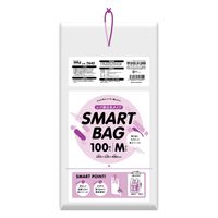 ハウスホールドジャパン レジ袋ひも付き M●10個セット 4580287316552 1セット(10個入)（直送品）