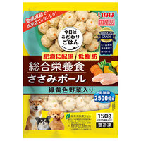 [冷凍] いなば ささみボール 緑黄色野菜入 肥満に配慮・低脂肪 150g×6袋 4901133485541 1セット(6袋)（直送品）