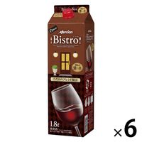 メルシャン ビストロ 深みの濃い赤 ワイン ミディアムボディ　1.8L パック 1セット（1本×6）