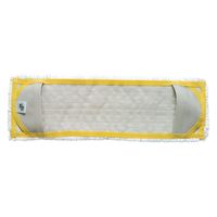 テラモト FXブライトラーグ（Ｊ） イエロー フラットモップ 幅430mm 屋内用 CL3748305　1枚