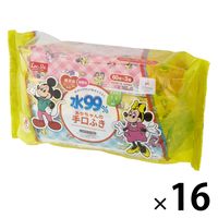 水99% あかちゃんの手口ふき ディズニー ミッキー＆フレンズ 1セット（60枚入×3個）×16）レック