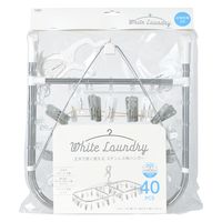 ステンレスハンガー　40本 ニトリ オールステンレス角ハンガー(40ピンチ) : ニトリ Yahoo