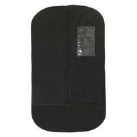スーツバッグ 不織布　二つ折りタイプ　5枚入 黒 009800224 1セット（25枚：5枚入×5）