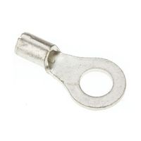 非絶縁 丸形圧着端子 Rシリーズ 内径:4.3mm スタッド径:M4 22AWG to 16AWG 1箱(1000個入) 1.25-4（直送品）