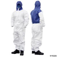 日光物産 バリアーマン 使い捨てハイブリッド防護服 B5060 4L 1枚 67-6640-33（直送品）