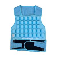 カーボーイ 介助プロテクター ブルー FM-136 1着 67-8057-42（直送品）