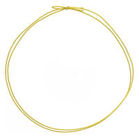 カラーゴム　細金ゴム　2重 片花結び　74ｃｍ　001510104　1袋(50本入)