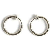 日本紐釦貿易 フープイヤリング 5組入り 外径13mm シルバー KE171-S 1セット(5組入×2袋、合（直送品）