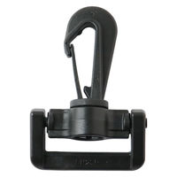 日本紐釦貿易 Y.K.K プラスチックパーツ プラパーツ ナスカン 黒 31mm巾 LN30-580 1セット(10個)（直送品）