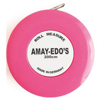ヘキストマス 日本紐釦貿易 ロールメジャー 長さ200cm ピンク 1個 SDY2715 1セット(2個)（直送品）