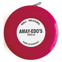 ヘキストマス 日本紐釦貿易 ロールメジャー 長さ200cm ワインレッド 1個 SDY2717 1セット(2個)（直送品）