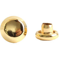日本紐釦貿易 スタッズプリン型 ゴールド 5mm 5組入 SGM-102G 1セット3袋(1袋あたり5組（直送品）