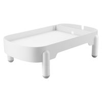 ご飯台 猫/犬 (幅195×奥行365mm以内の 給餌器 給水器 など対応) ホワイト PET-ST01WH エレコム 1個（直送品）