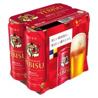 サッポロビール ヱビス琥珀ヱビスプレミアムアンバー500mlx6x4