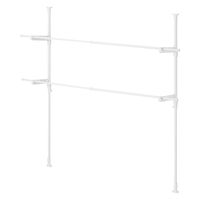 アイリスオーヤマ 窓枠物干し　ホワイト MWー190NR 1台