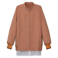 セブンユニフォーム 抗菌コート・男女兼用・長袖 M アンバー BA1092-3 1セット(2着)（直送品）