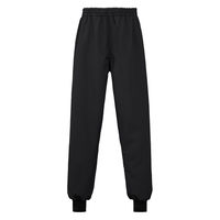 セブンユニフォーム 抗菌パンツ・男女兼用 L ブラック BL1493-9 1セット(2着)（直送品）