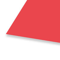 大王製紙　色画用紙　四切　赤　C-21　1袋（10枚入）（わけあり品）