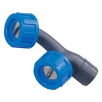 麻場 樹脂縦型2頭口 WP-2D-3 G1/4 ヘッダ付 450046640 1個（直送品）