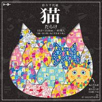 のらくろ　千代紙 楽天市場】トーヨー 両面 友禅 千代紙 小紋 010126 { 新入学文具