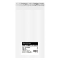 今村紙工 封緘テープ付　アルミ蒸着テープ　150サイズ  0.025mm 透明 1セット(1袋（100枚）×10)