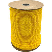 ゼット学校体育 ラインロープ6mmφ イエロー ZK1906 1セット(1本入×1)（直送品）