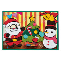 タカギ繊維 季節のかんたん貼り絵 わくわくクリスマス TH-6 1個（直送品）