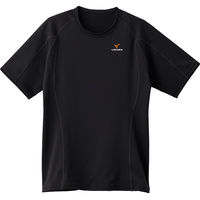 VENEX(ベネクス) リチャージ＋ 【一般医療機器】ショートスリーブ レディース M ブラック×ブラック 6434 1枚（直送品）