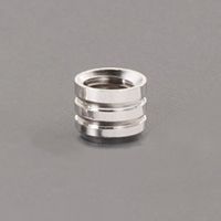 エスコ 12mm ダボ棚受(M8 メス/4個) EA951E-89 1セット(27袋)（直送品）