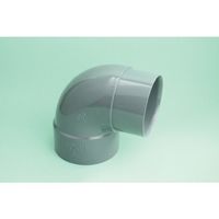 東栄管機 トーエー VU継手 90°片受エルボ 75 VU90KL75 1個 857-9163（直送品）