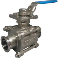 コンサス 316 サニタリボールバルブCSS ヘルール2S 内バフ ロック CSS-FS2-20S-BL 1個 511-4367（直送品）