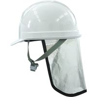 ブレイン 防災ヘルメット+アルミ防炎たれ BR-986 1個 579-2111（直送品）
