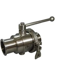 コンサス 316L 分割式サニタリ ボールバルブCSSD ヘルール2S CSSD-FS3-20S 1個 530-0056（直送品）