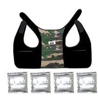 ブレイン アイスバック(R)DXデラックス(アルミ保冷剤4個付)迷彩 BR-551-CA 1式 651-4683（直送品）